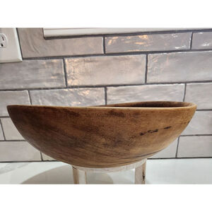 Vintage Wood Dough Bowl